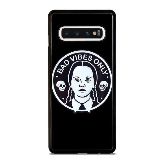 BAD VIBES ONLY WEDNESDAY ADDAMS Samsung Galaxy S10 Case