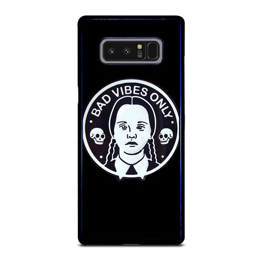BAD VIBES ONLY WEDNESDAY ADDAMS Samsung Galaxy Note 8 Case