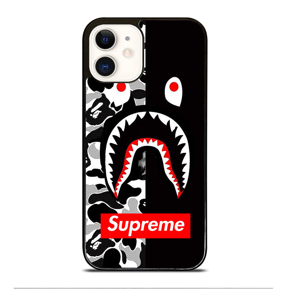 BAPE SHARK SUPRE ME iPhone 12 Case