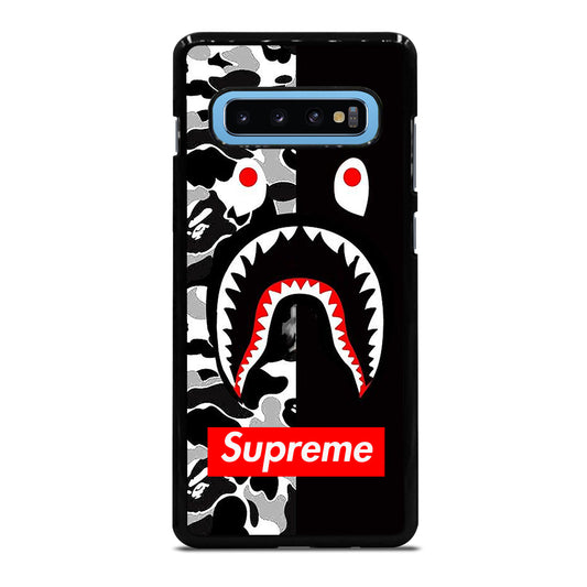 BAPE SHARK SUPRE ME Samsung Galaxy S10 Plus Case