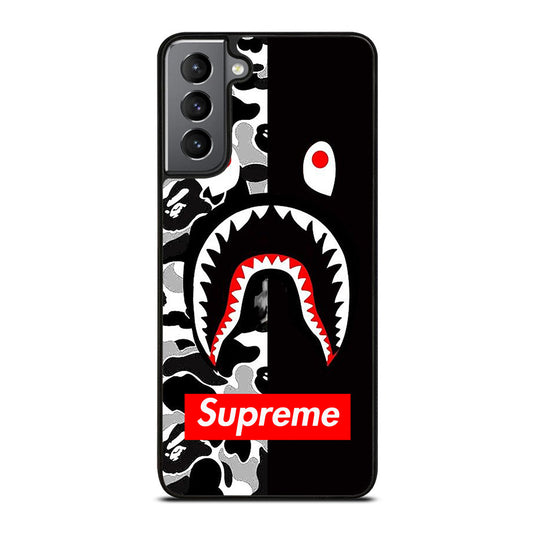 BAPE SHARK SUPRE ME Samsung Galaxy S21 Plus 5G Case