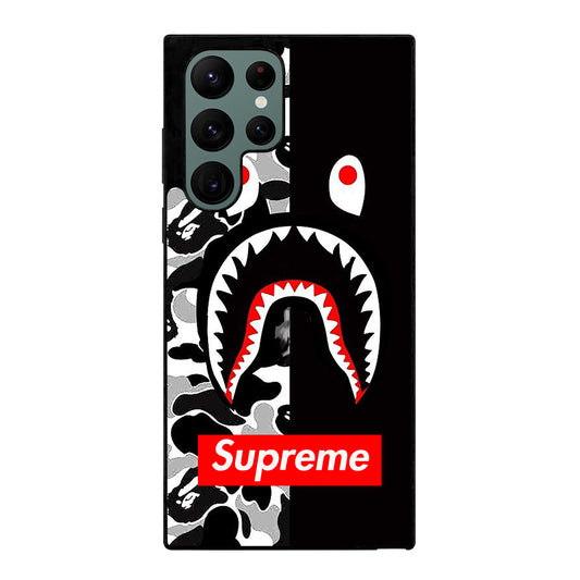 BAPE SHARK SUPRE ME Samsung Galaxy S22 Ultra 5G Case