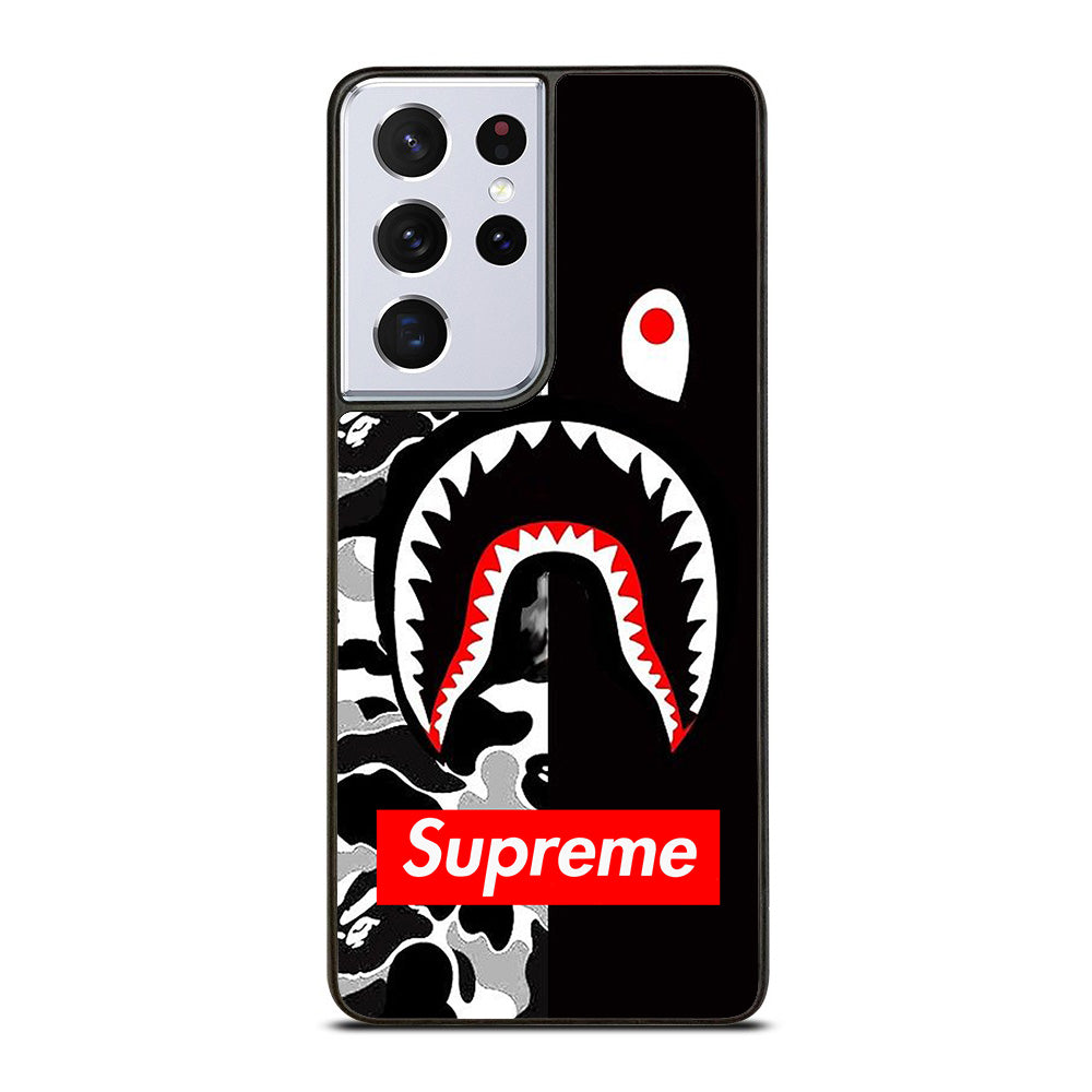 BAPE SHARK SUPRE ME Samsung Galaxy S21 Ultra 5G Case