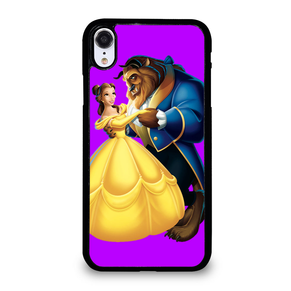 BEAUTY AND THE BEAST ROMANCE DANCING CARTOON iPhone XR Case