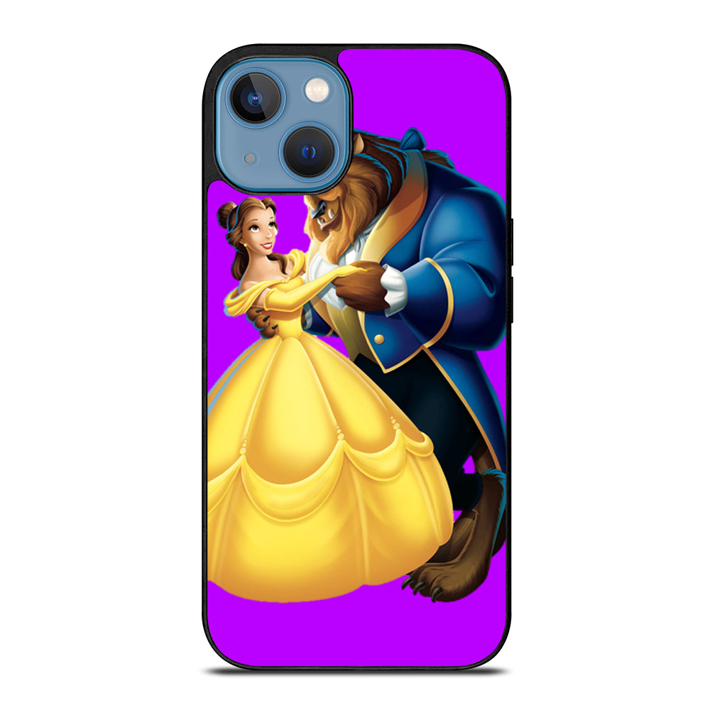 BEAUTY AND THE BEAST ROMANCE DANCING CARTOON iPhone 13 Case