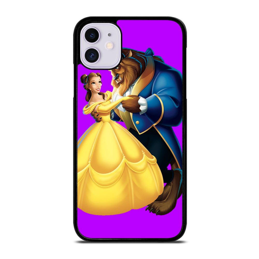 BEAUTY AND THE BEAST ROMANCE DANCING CARTOON iPhone 11 Case