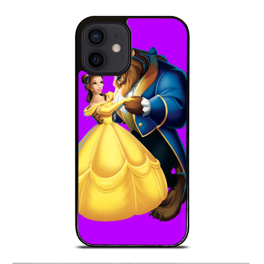 BEAUTY AND THE BEAST ROMANCE DANCING CARTOON iPhone 12 Mini Case
