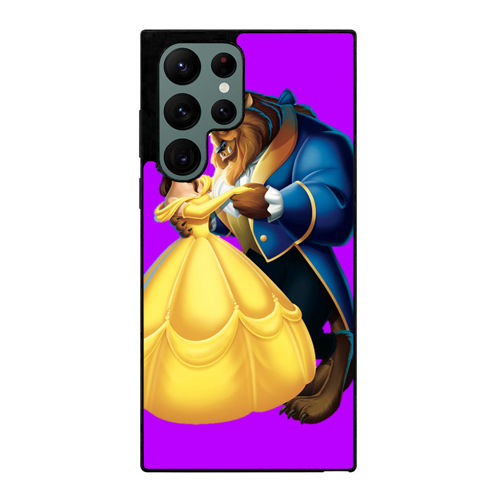 BEAUTY AND THE BEAST ROMANCE DANCING CARTOON Samsung Galaxy S22 Ultra 5G Case