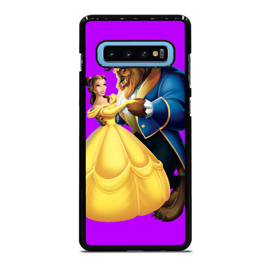 BEAUTY AND THE BEAST ROMANCE DANCING CARTOON Samsung Galaxy S10 Plus Case