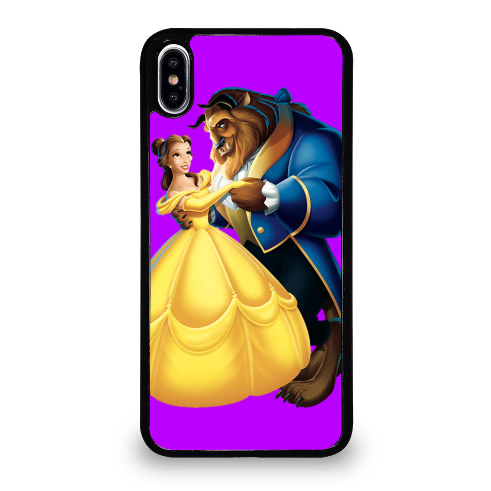 BEAUTY AND THE BEAST ROMANCE DANCING CARTOON iPhone XS Max Case