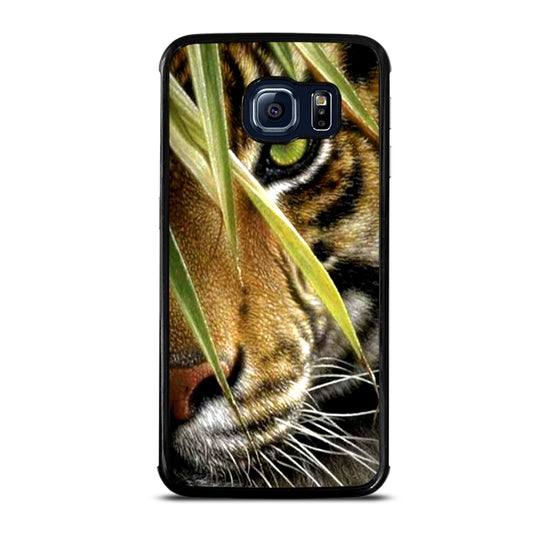 BENGAL TIGER IN A HALF FACE Samsung Galaxy S6 Edge Case