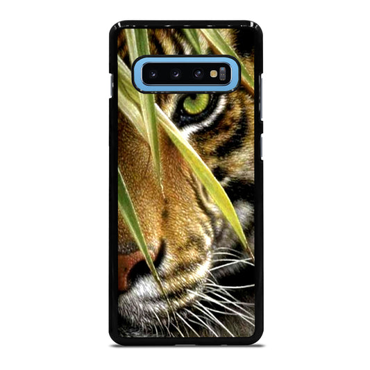 BENGAL TIGER IN A HALF FACE Samsung Galaxy S10 Plus Case