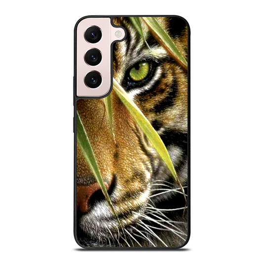 BENGAL TIGER IN A HALF FACE Samsung Galaxy S22 Plus 5G Case