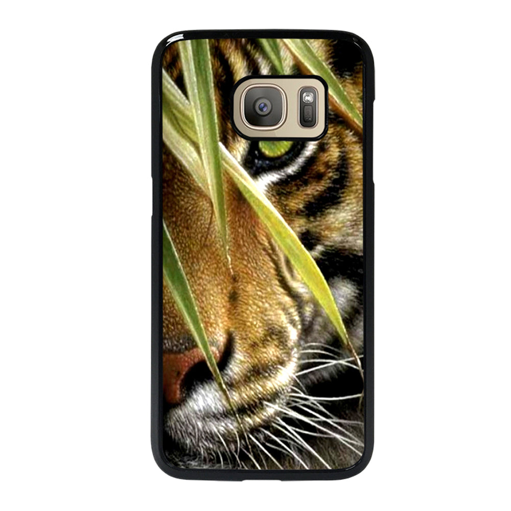 BENGAL TIGER IN A HALF FACE Samsung Galaxy S7 Case