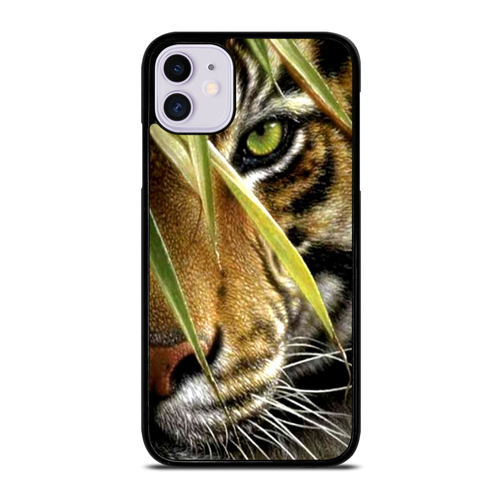 BENGAL TIGER IN A HALF FACE iPhone 11 Case