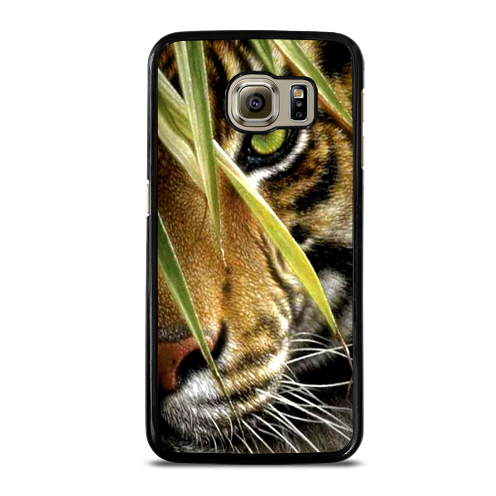 BENGAL TIGER IN A HALF FACE Samsung Galaxy S6 Case