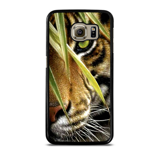 BENGAL TIGER IN A HALF FACE Samsung Galaxy S6 Case