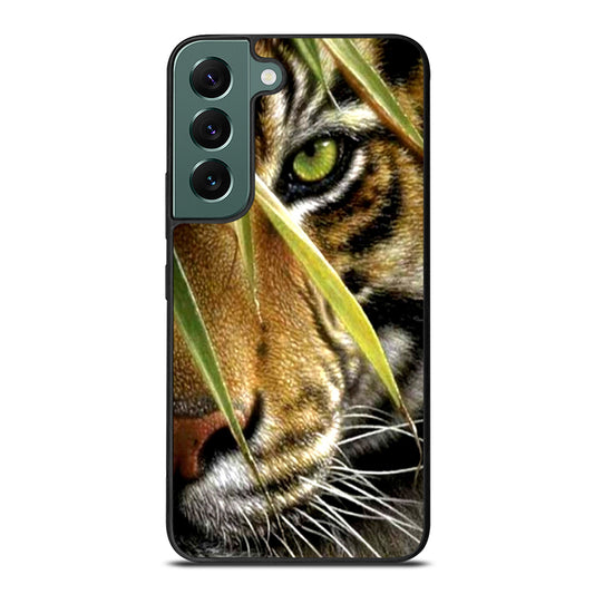 BENGAL TIGER IN A HALF FACE Samsung Galaxy S22 5G Case