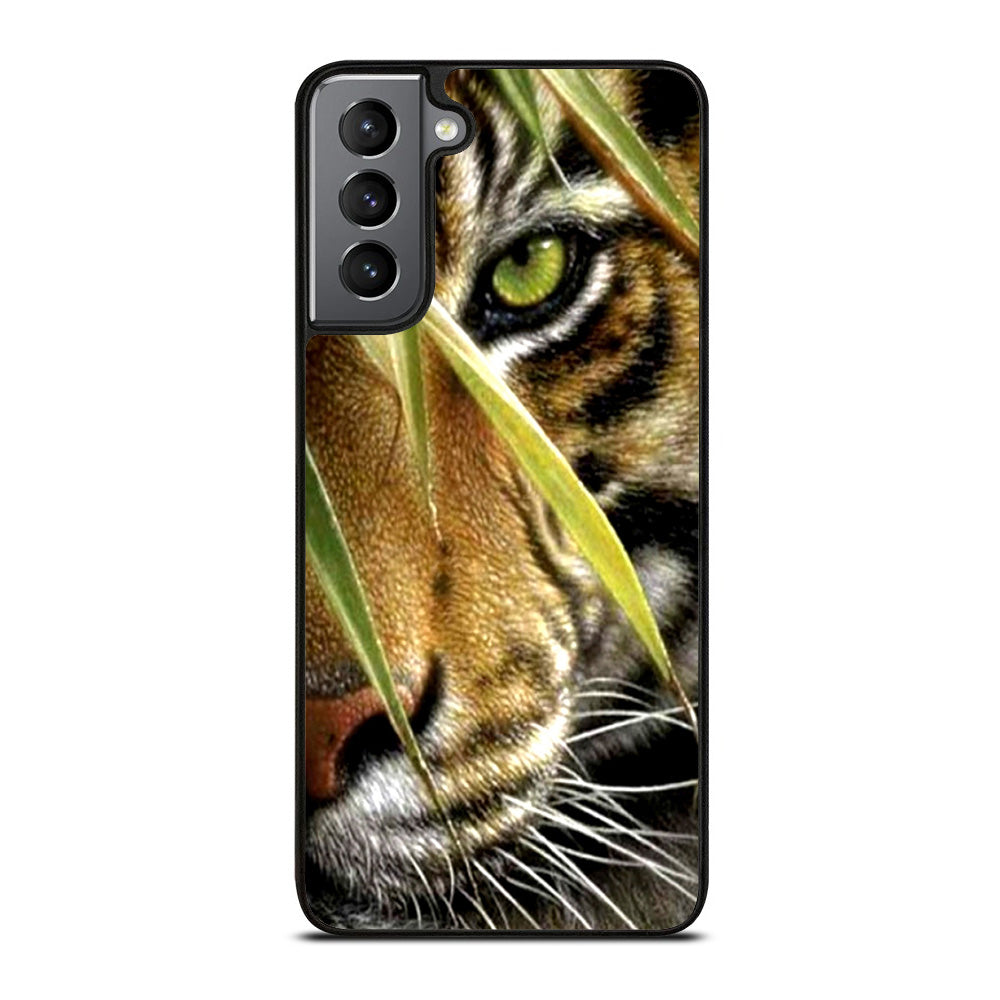 BENGAL TIGER IN A HALF FACE Samsung Galaxy S21 Plus 5G Case