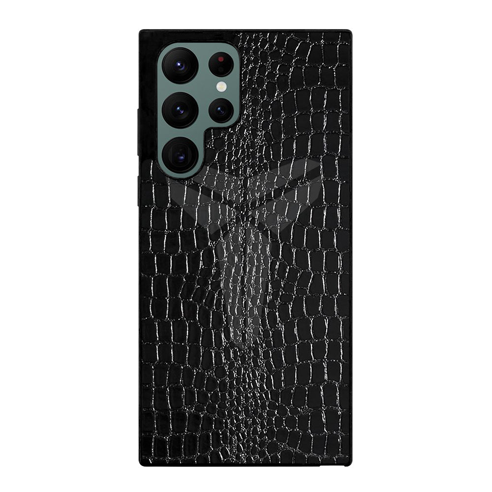 BLACK MAMBA LEATHER MOTIF Samsung Galaxy S22 Ultra 5G Case