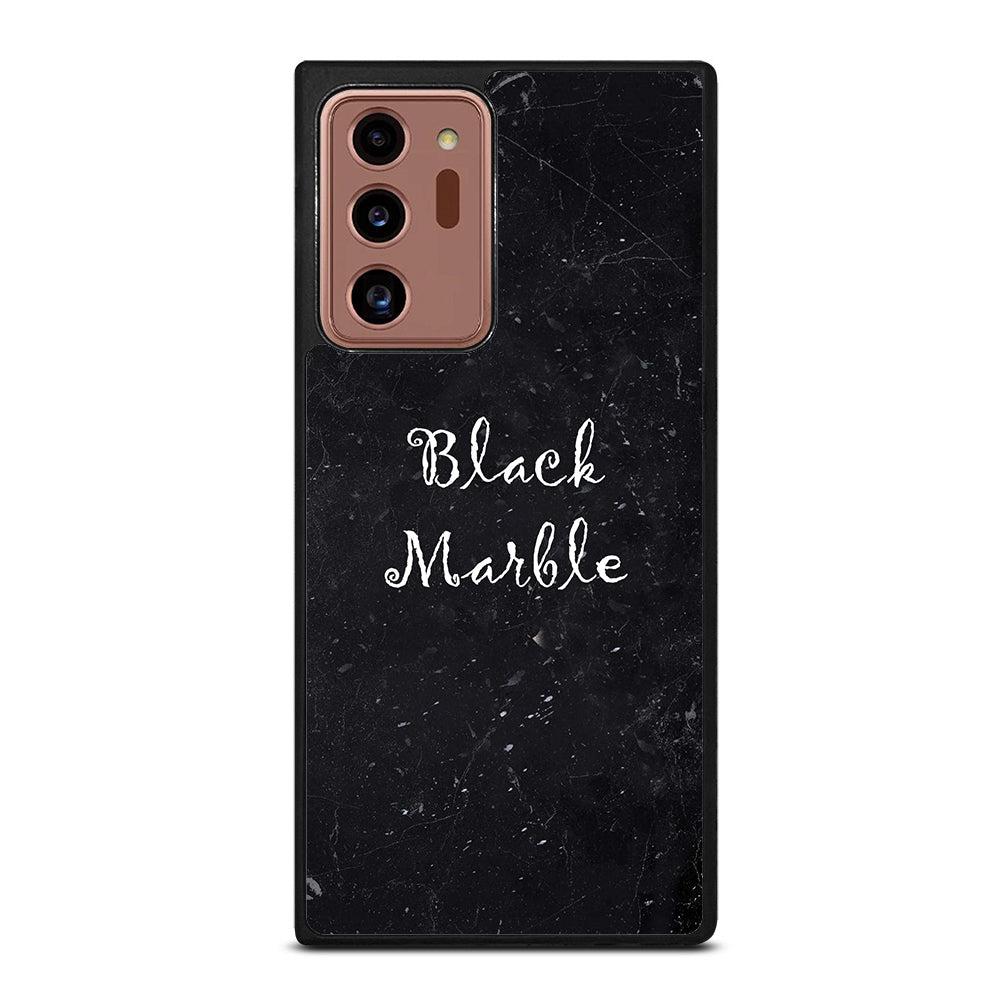 BLACK MARBLE Samsung Galaxy Note 20 Ultra Case