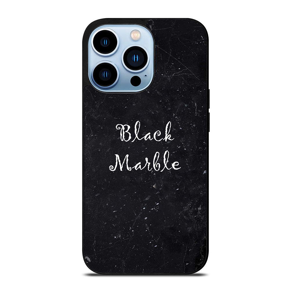 BLACK MARBLE iPhone 13 Pro Max Case