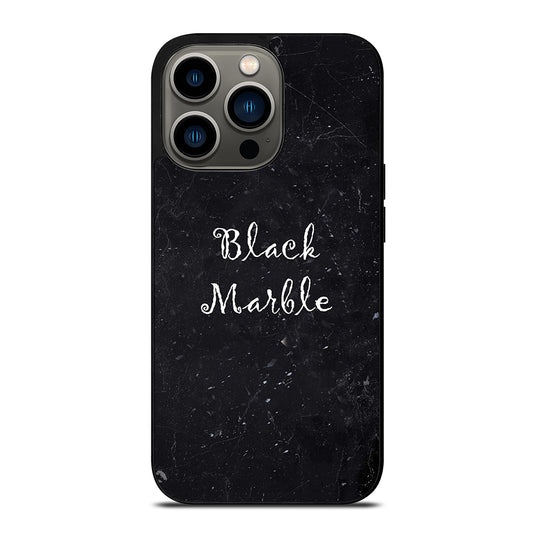 BLACK MARBLE iPhone 13 Pro Case