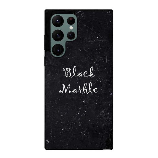 BLACK MARBLE Samsung Galaxy S22 Ultra 5G Case