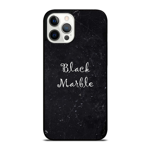 BLACK MARBLE iPhone 12 Pro Max Case