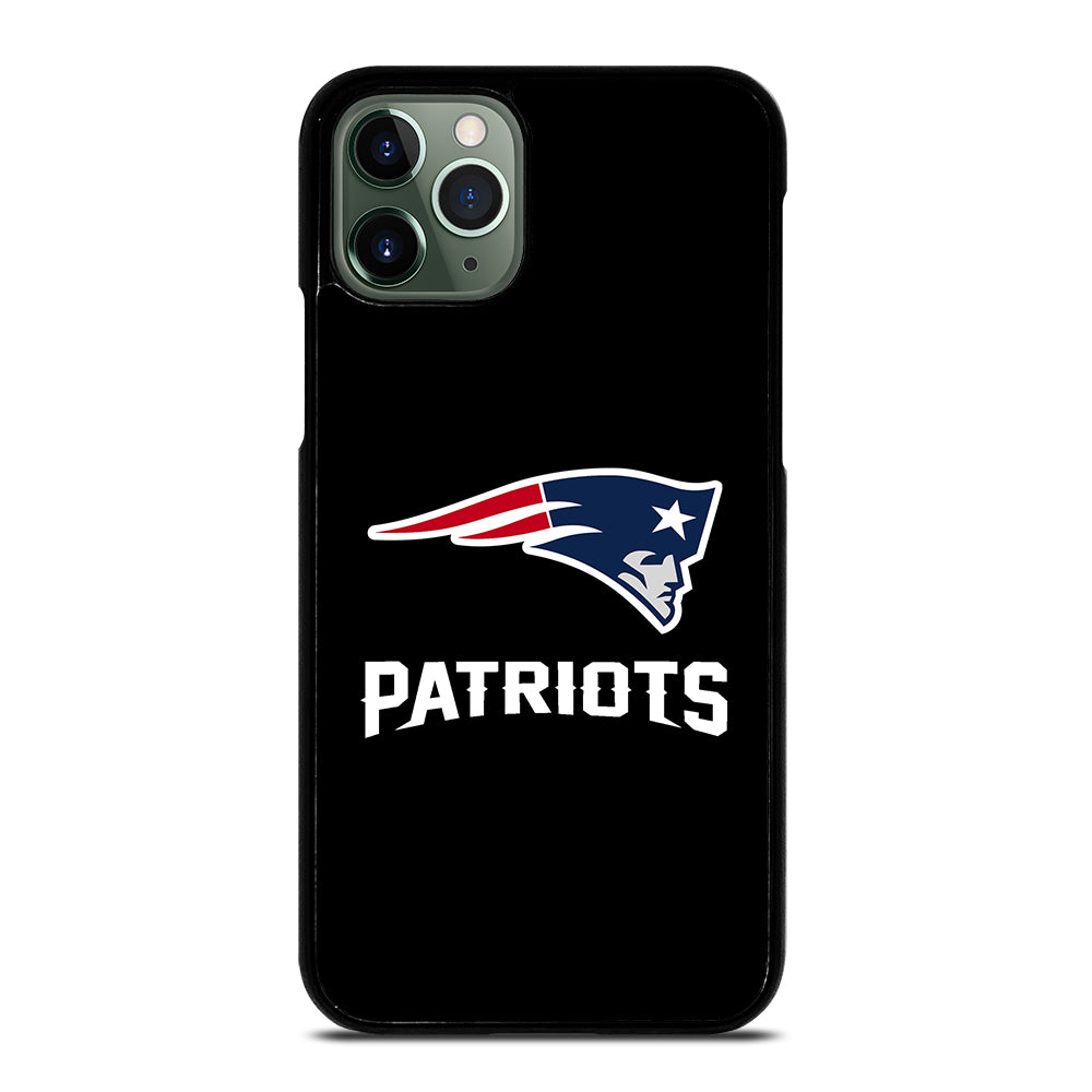 BLACK NEW ENGLAND PATRIOTS iPhone 11 Pro Max Case