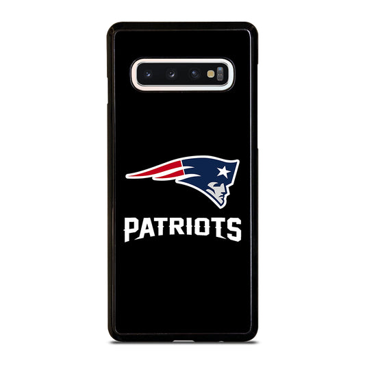 BLACK NEW ENGLAND PATRIOTS Samsung Galaxy S10 Case