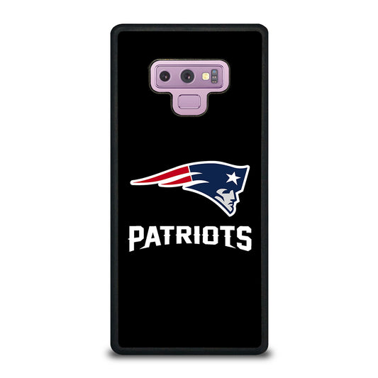 BLACK NEW ENGLAND PATRIOTS Samsung Galaxy Note 9 Case