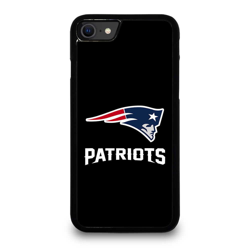 BLACK NEW ENGLAND PATRIOTS iPhone SE 2020 Case