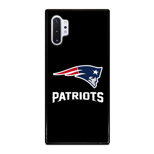 BLACK NEW ENGLAND PATRIOTS Samsung Galaxy Note 10 Plus Case