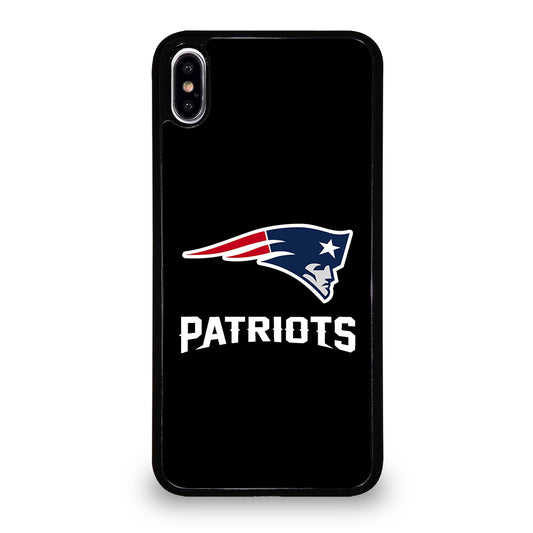 BLACK NEW ENGLAND PATRIOTS iPhone XS Max Case