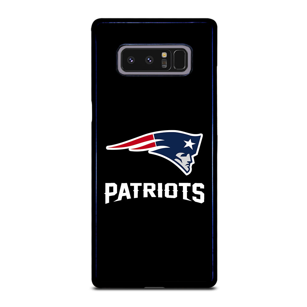 BLACK NEW ENGLAND PATRIOTS Samsung Galaxy Note 8 Case