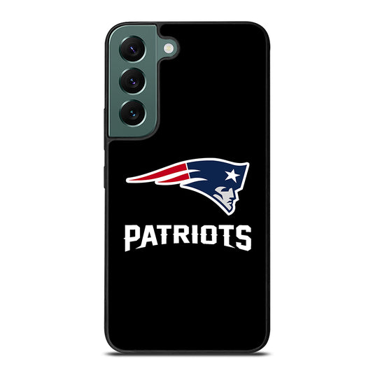 BLACK NEW ENGLAND PATRIOTS Samsung Galaxy S22 5G Case