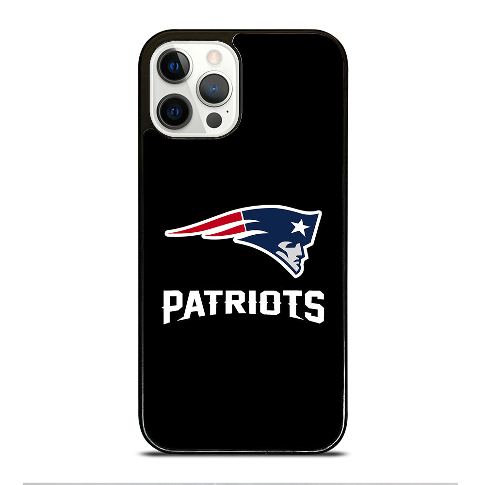 BLACK NEW ENGLAND PATRIOTS iPhone 12 Pro Case