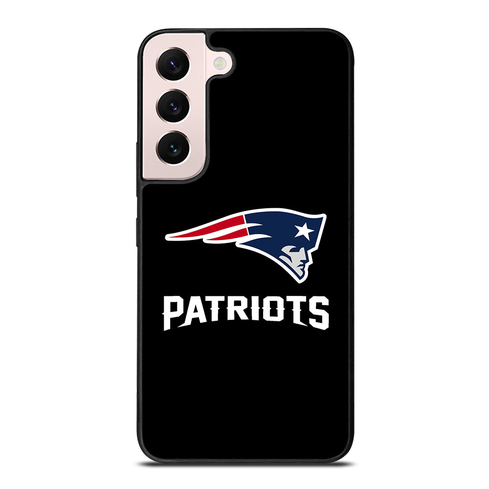 BLACK NEW ENGLAND PATRIOTS Samsung Galaxy S22 Plus 5G Case