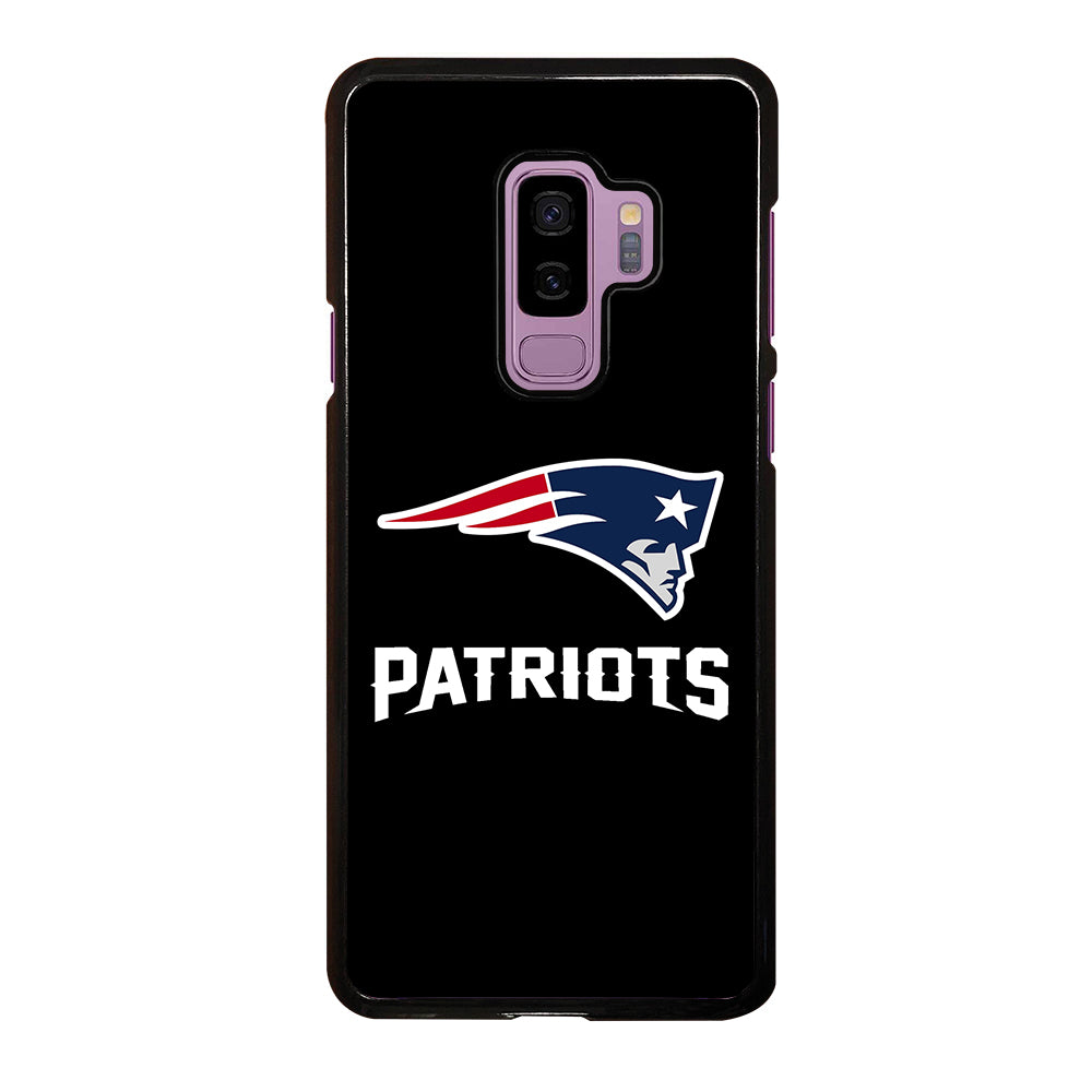 BLACK NEW ENGLAND PATRIOTS Samsung Galaxy S9 Plus Case