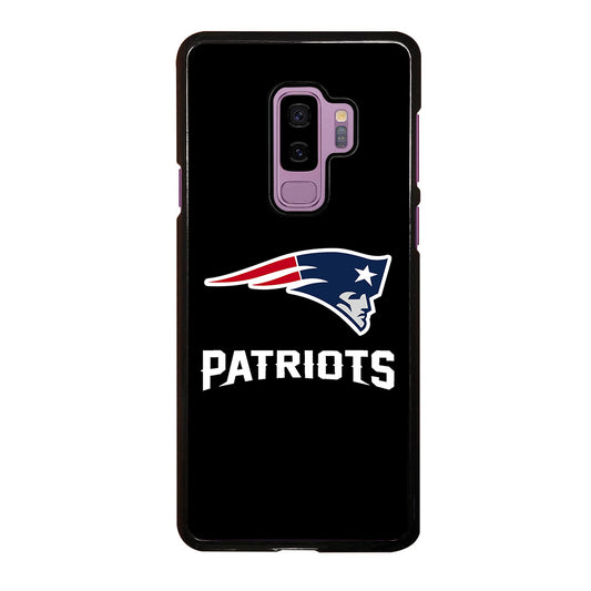 BLACK NEW ENGLAND PATRIOTS Samsung Galaxy S9 Plus Case
