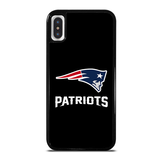 BLACK NEW ENGLAND PATRIOTS iPhone X / XS Case