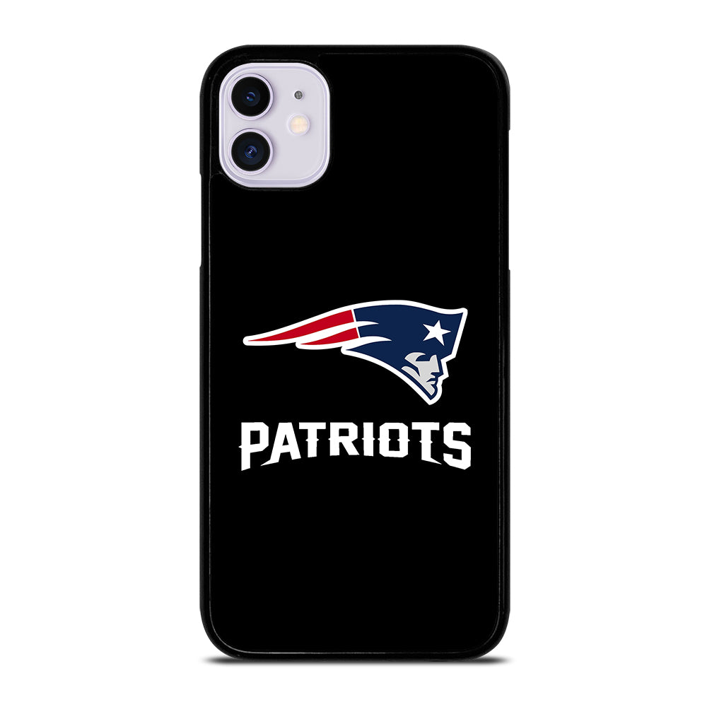 BLACK NEW ENGLAND PATRIOTS iPhone 11 Case