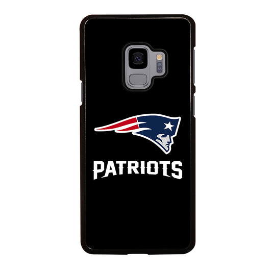 BLACK NEW ENGLAND PATRIOTS Samsung Galaxy S9 Case