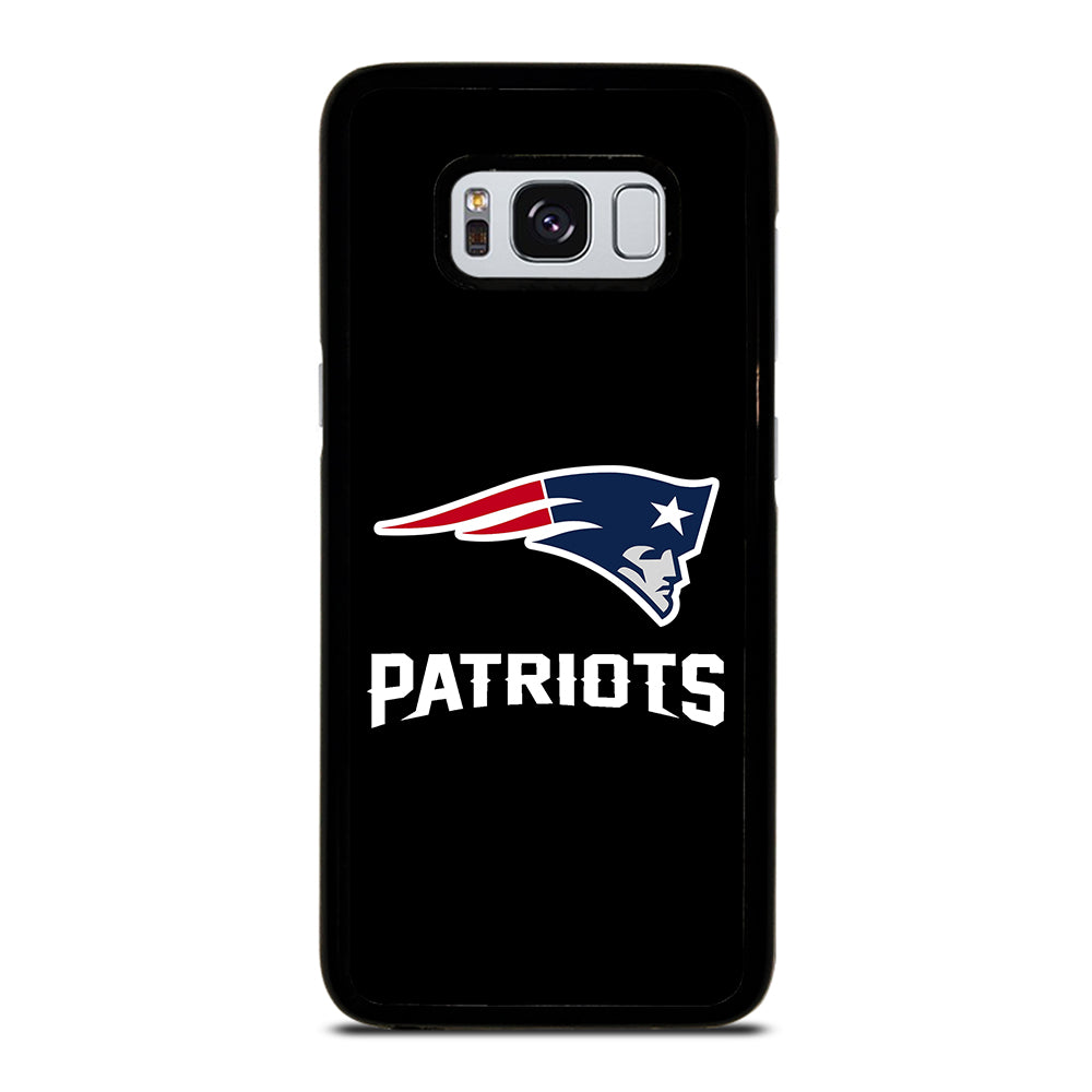 BLACK NEW ENGLAND PATRIOTS Samsung Galaxy S8 Case