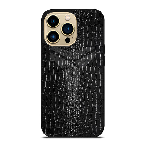 BLACK MAMBA LEATHER MOTIF iPhone 14 Pro Max Case