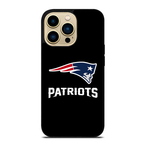 BLACK NEW ENGLAND PATRIOTS iPhone 14 Pro Max Case