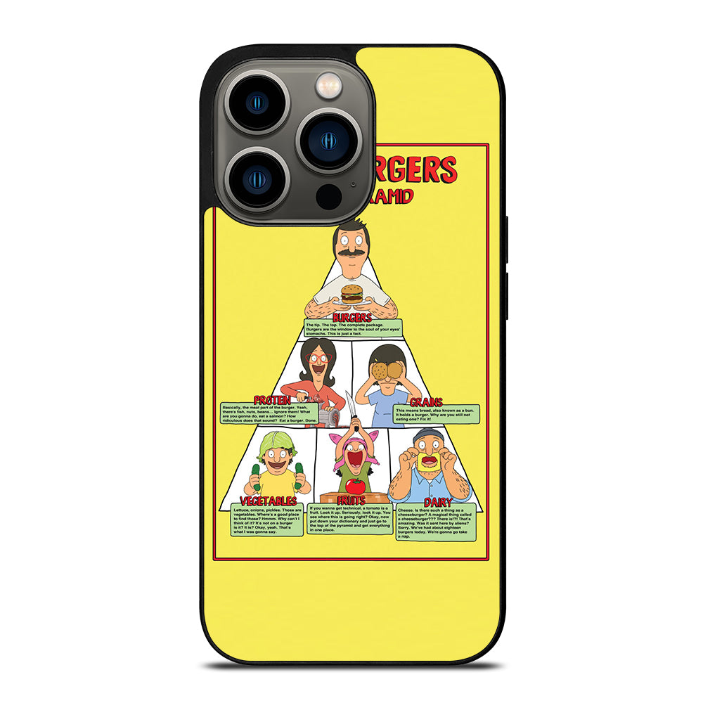 BOB'S BURGERS FOOD PYRAMID iPhone 13 Pro Case