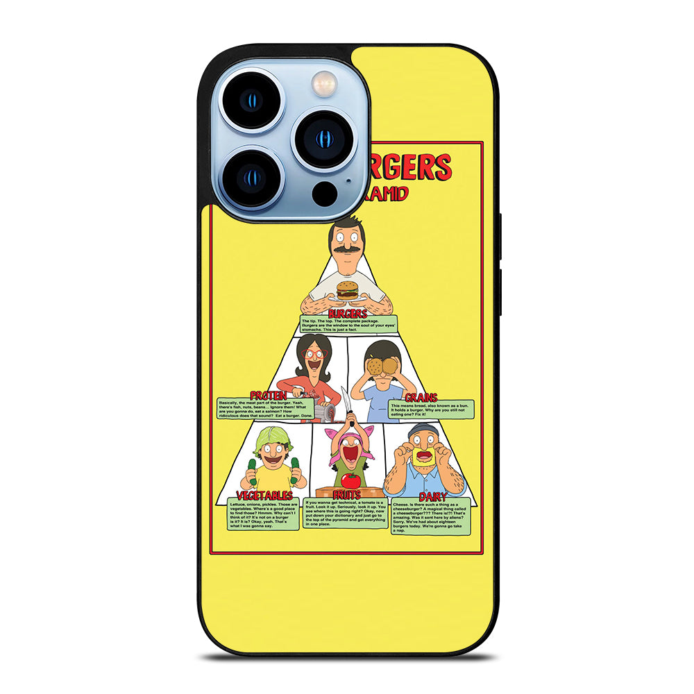 BOB'S BURGERS FOOD PYRAMID iPhone 13 Pro Max Case