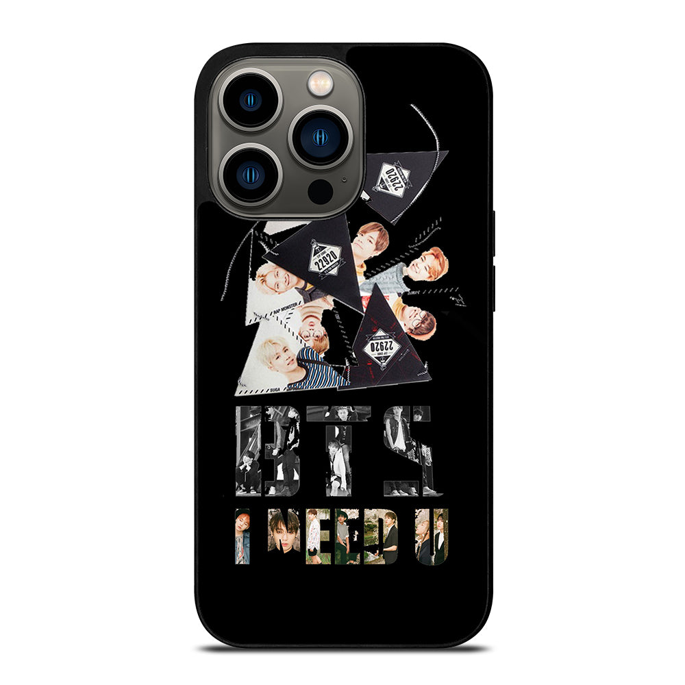 BTS BANGTAN BOYS I NEED U iPhone 13 Pro Case